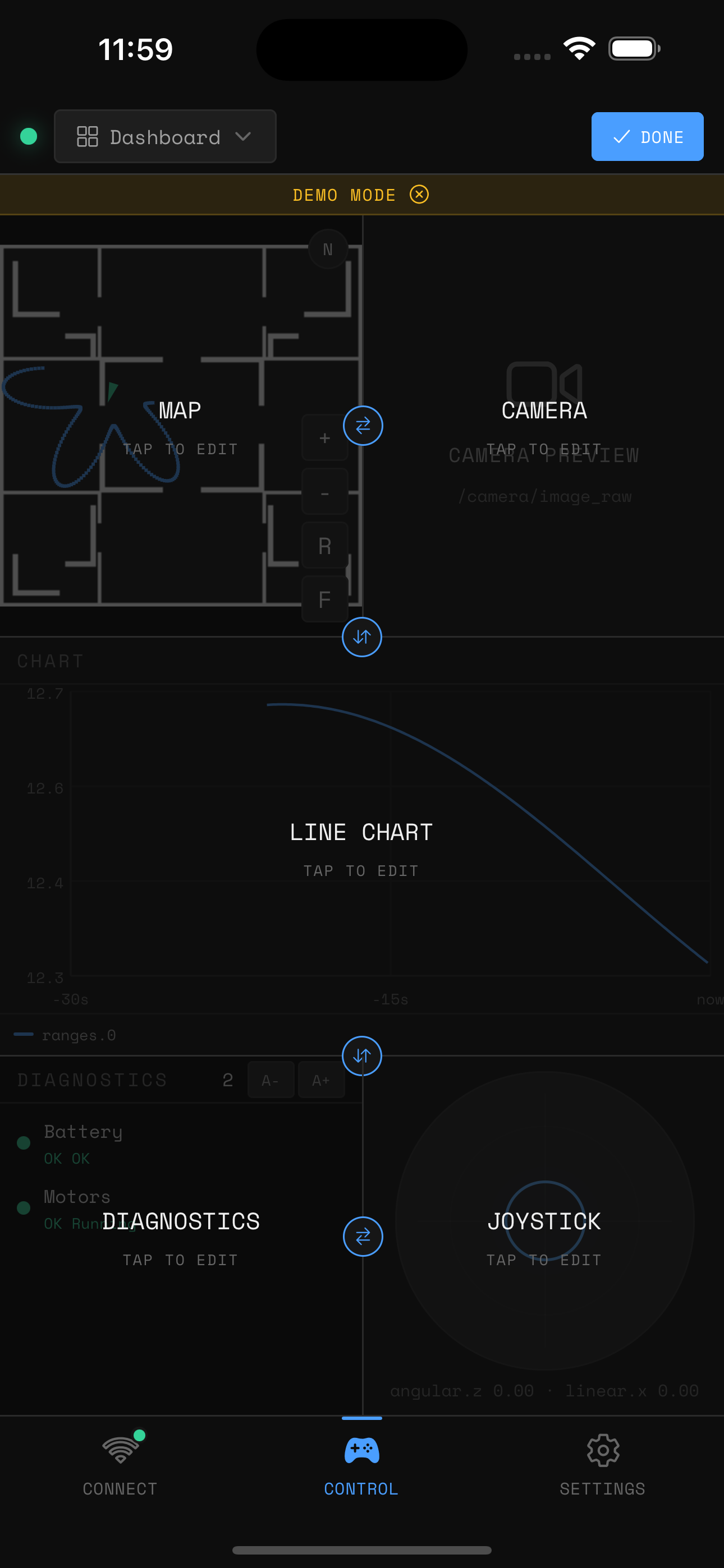 ROSDeck layout example