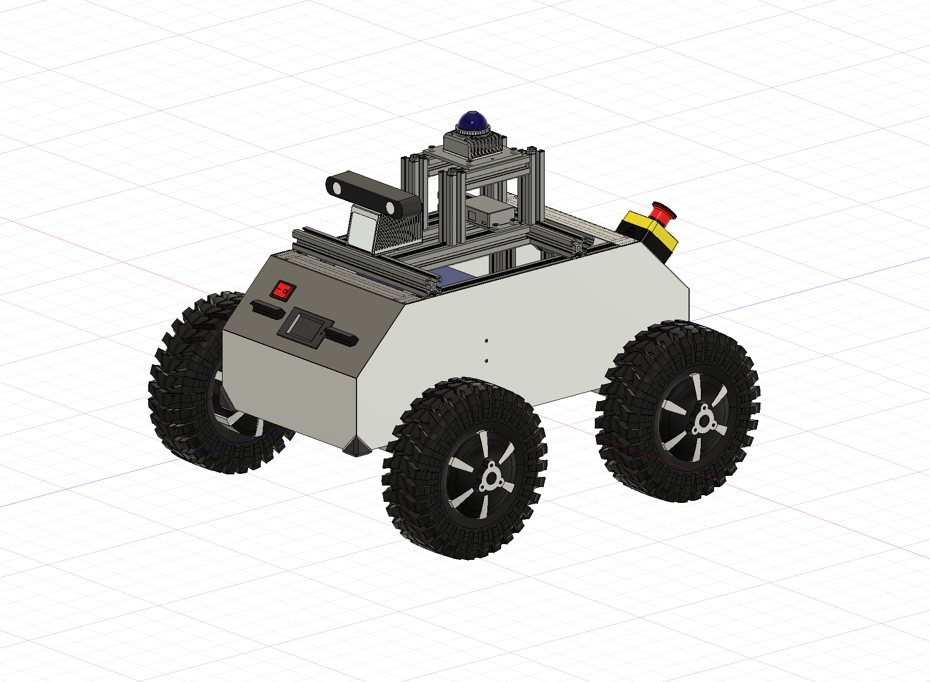 SMUB rover — CAD render