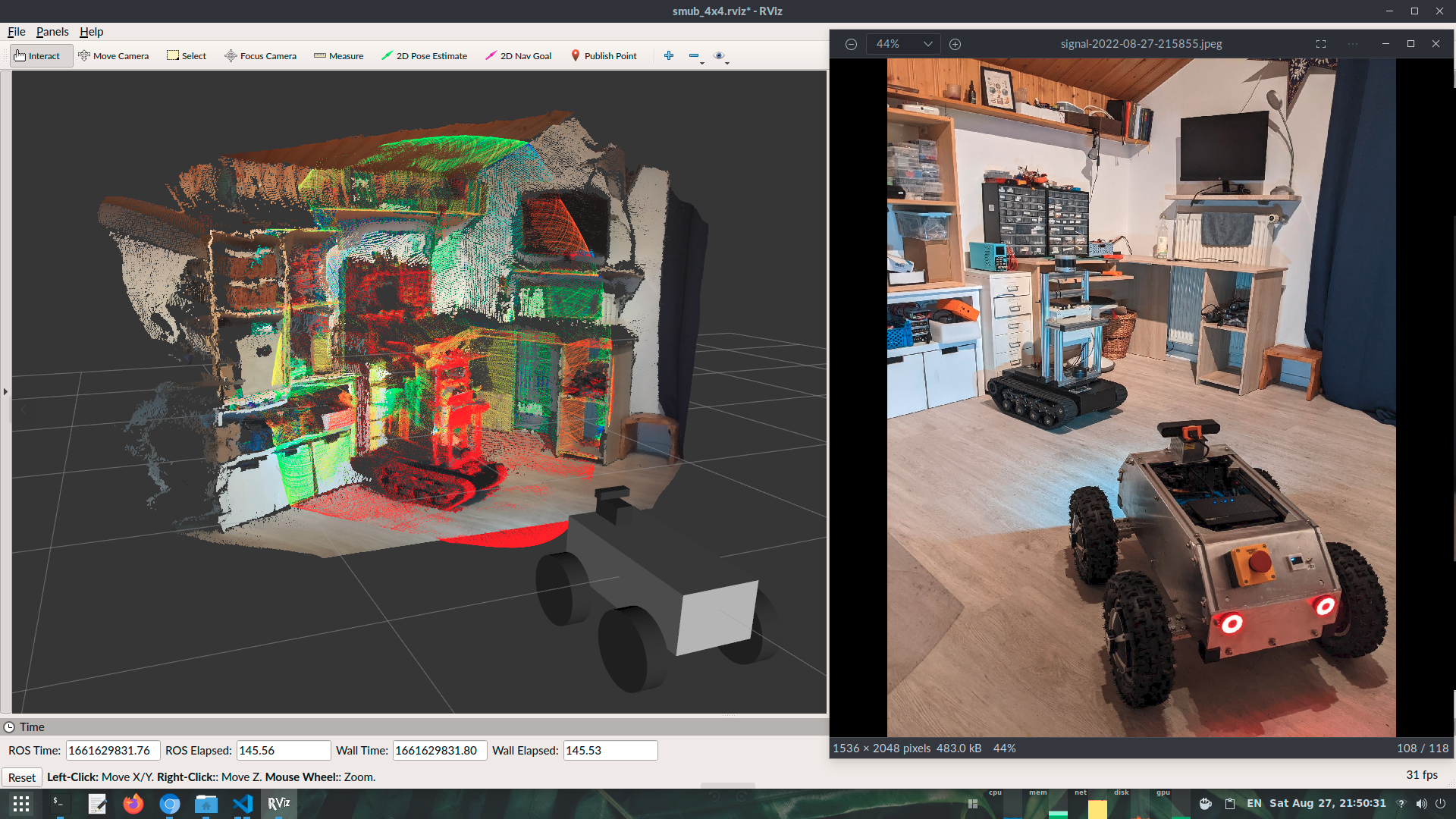 SMUB — CAD model vs physical build